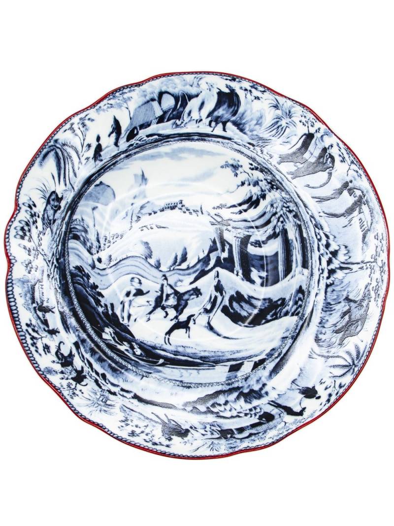 Seletti x Diesel Living dinner plate - Blue von Seletti