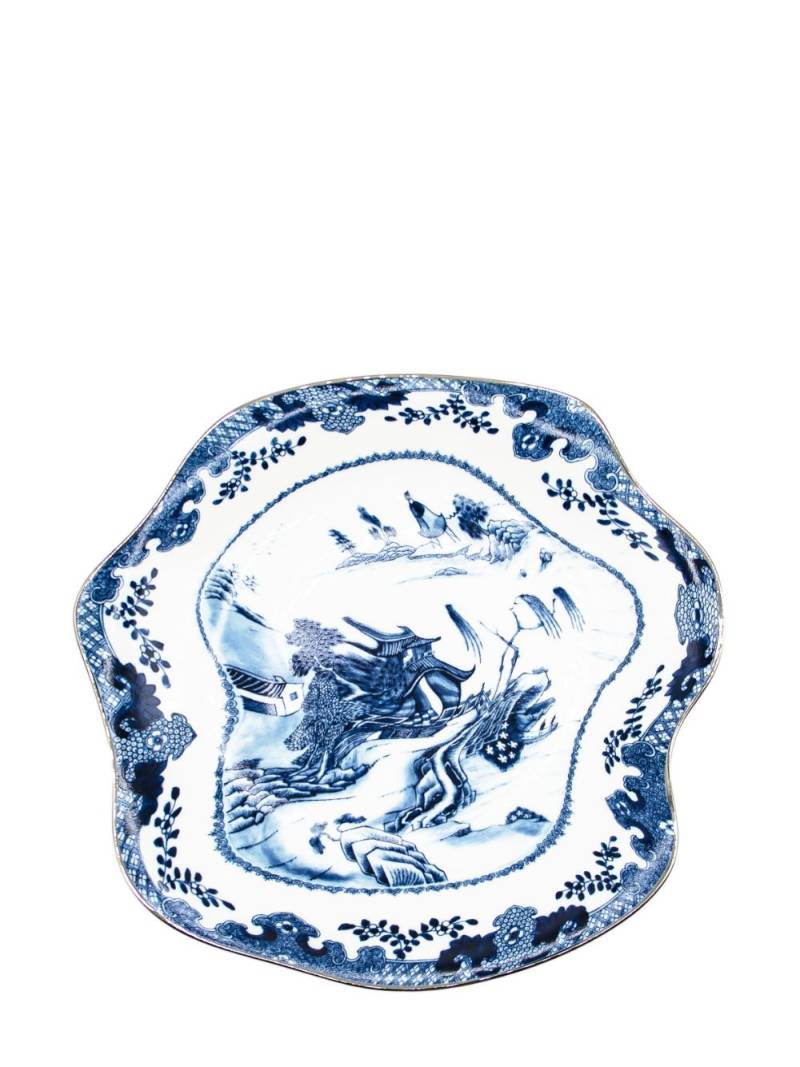 Seletti x Diesel Living porcelain soup plate - Blue von Seletti