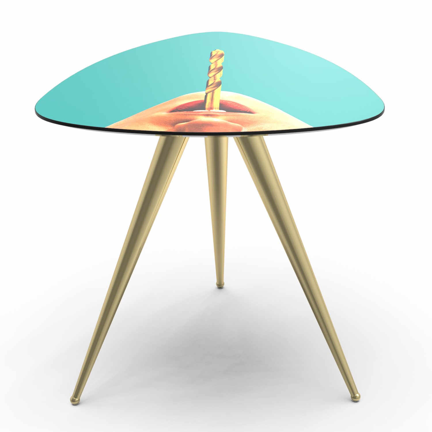 Side Table Toiletpaper Beistelltisch , Motiv drill von Seletti