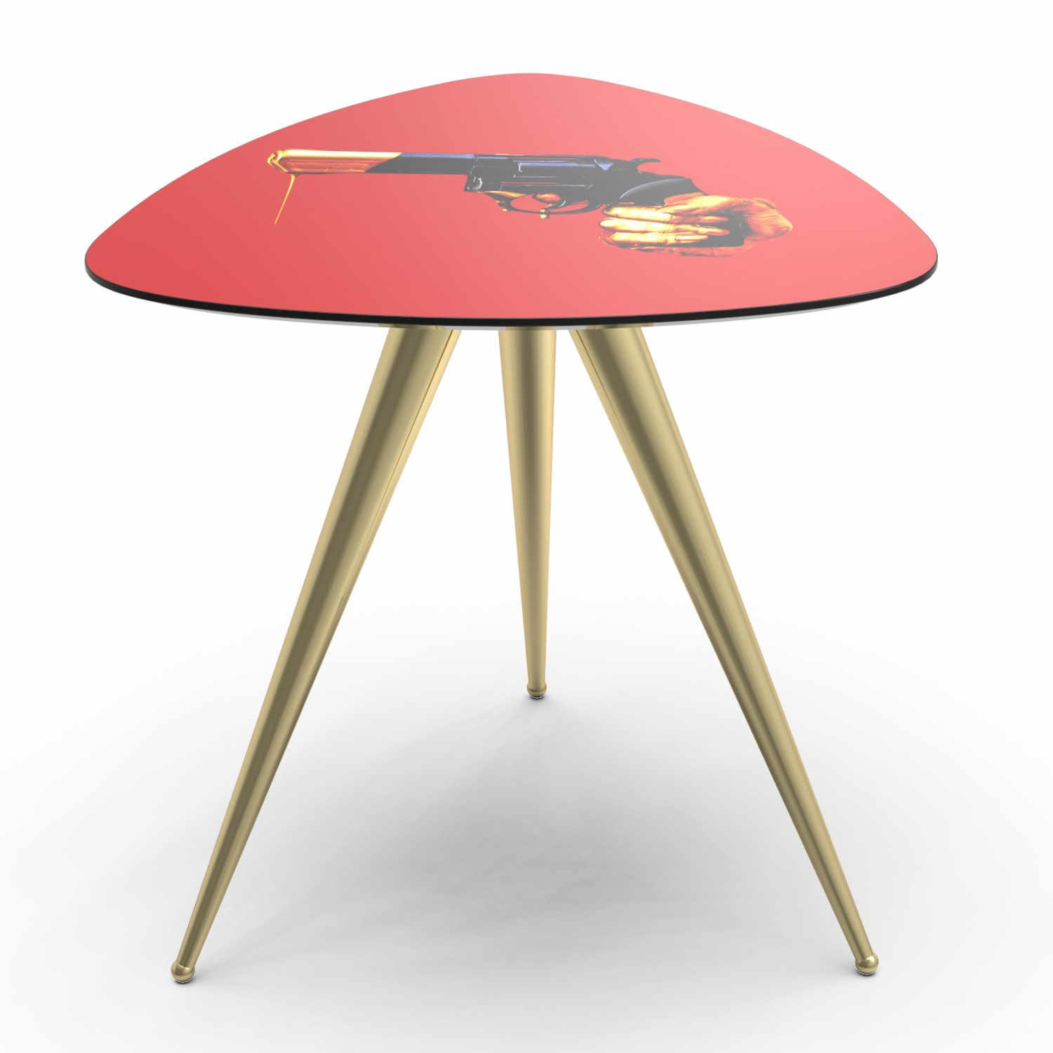 Side Table Toiletpaper Beistelltisch , Motiv revolver Side Table Toiletpaper Beistelltisch , Motiv revolver von Seletti
