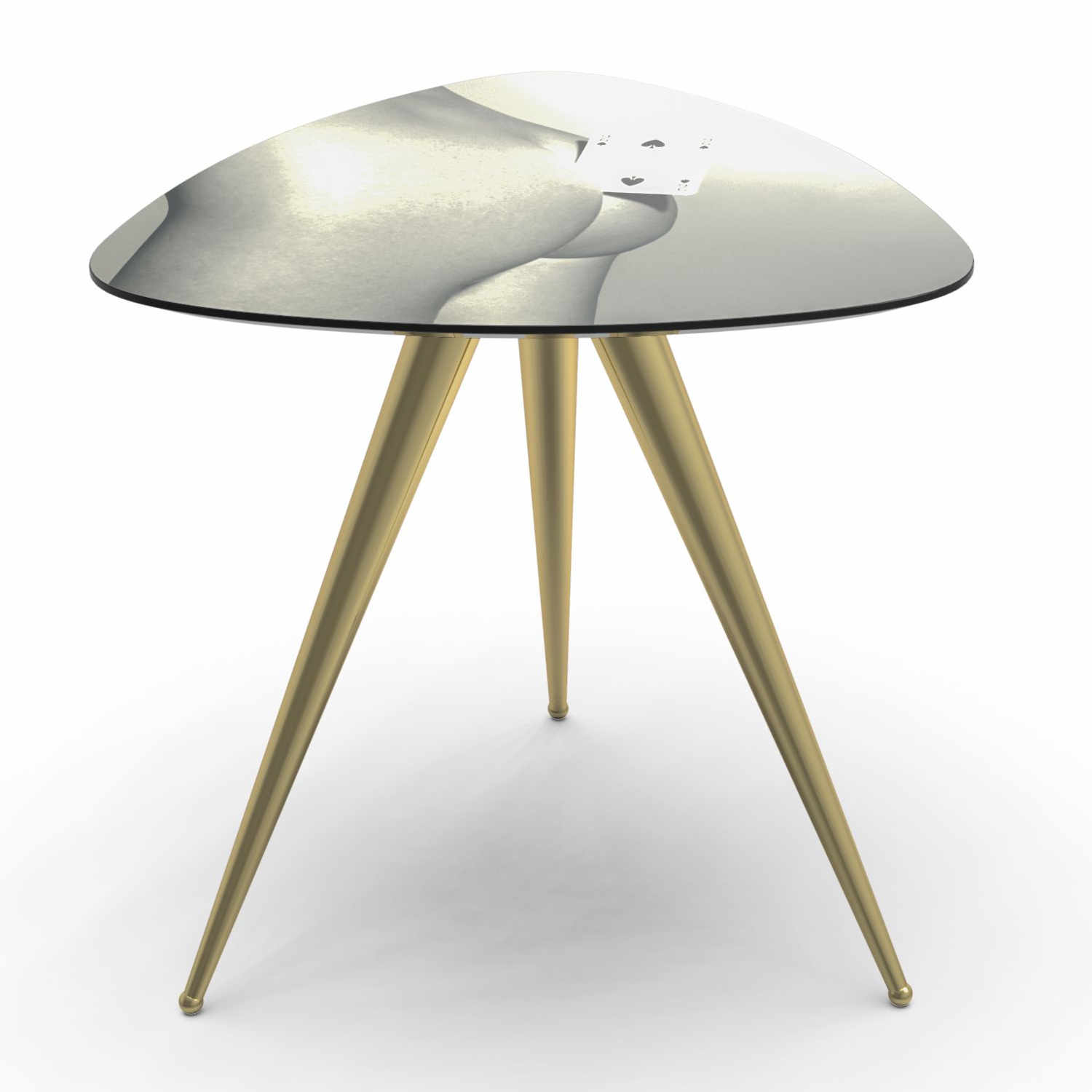 Side Table Toiletpaper Beistelltisch , Motiv two of spades Side Table Toiletpaper Beistelltisch , Motiv two of spades von Seletti
