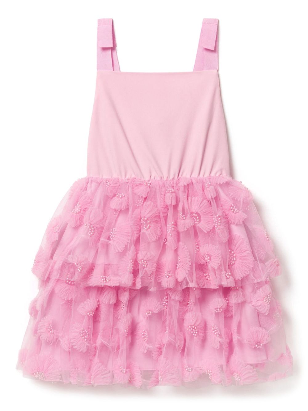 Self-Portrait Kids sequin-embellished tulle dress - Pink von Self-Portrait Kids