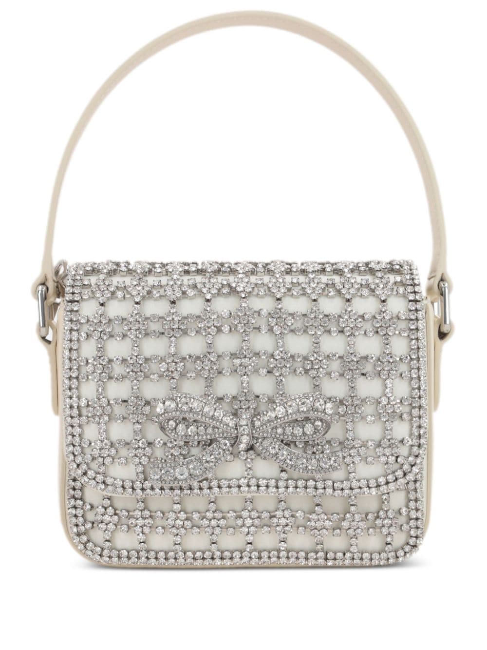 Self-Portrait Crystal mini bag - Neutrals von Self-Portrait