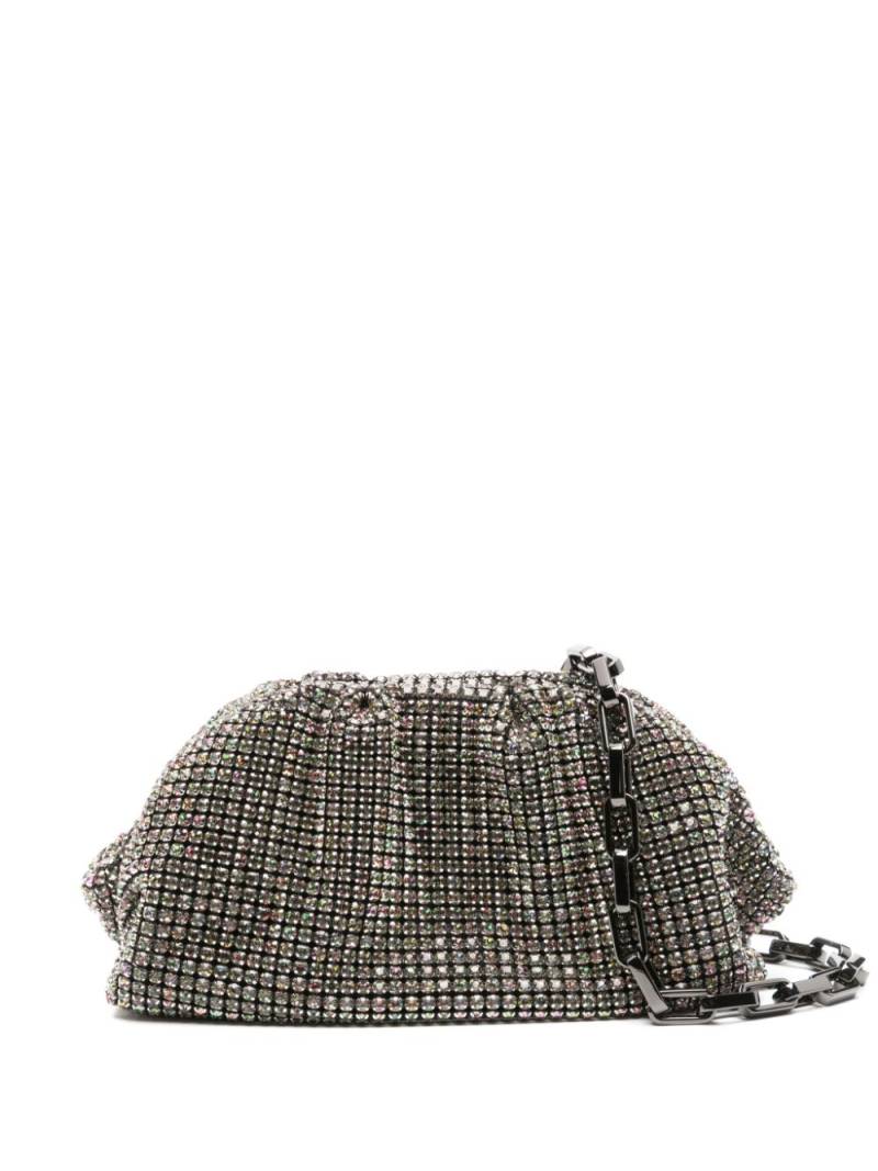 Self-Portrait gem-embellished clutch bag - Silver von Self-Portrait