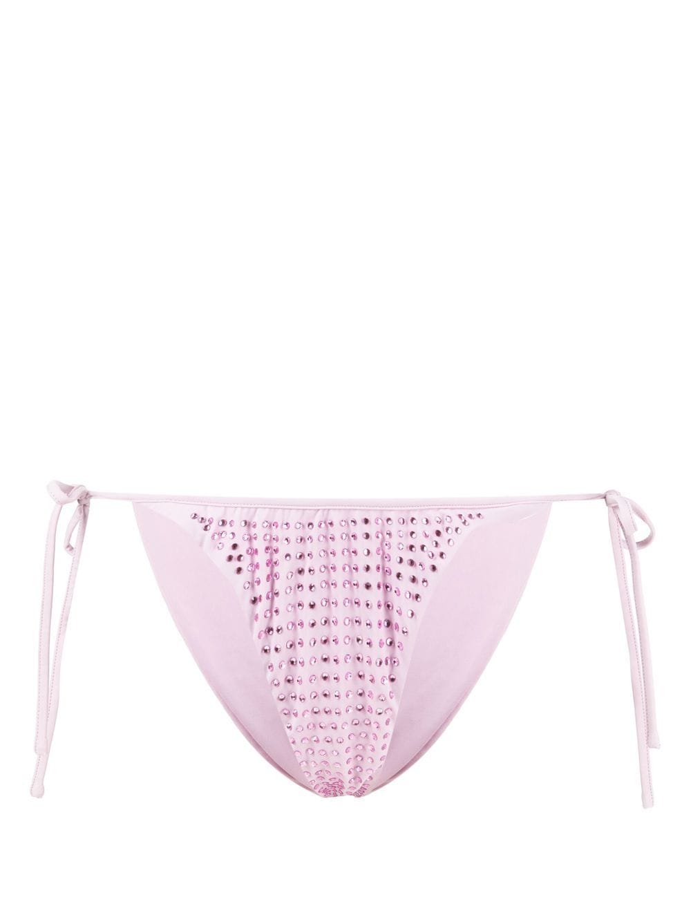 Self-Portrait rhinestone-embellished bikini bottoms - Pink von Self-Portrait