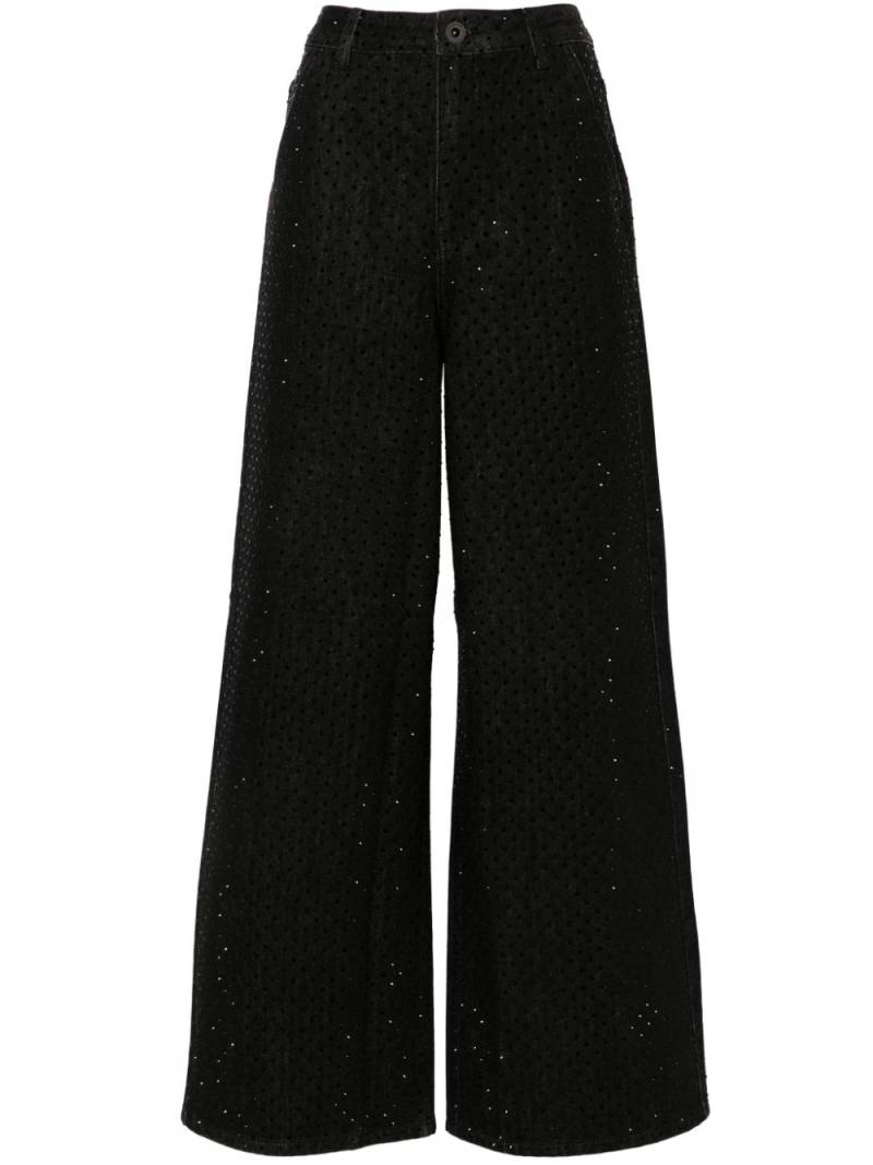 Self-Portrait rhinestone-embellished jeans - Black von Self-Portrait