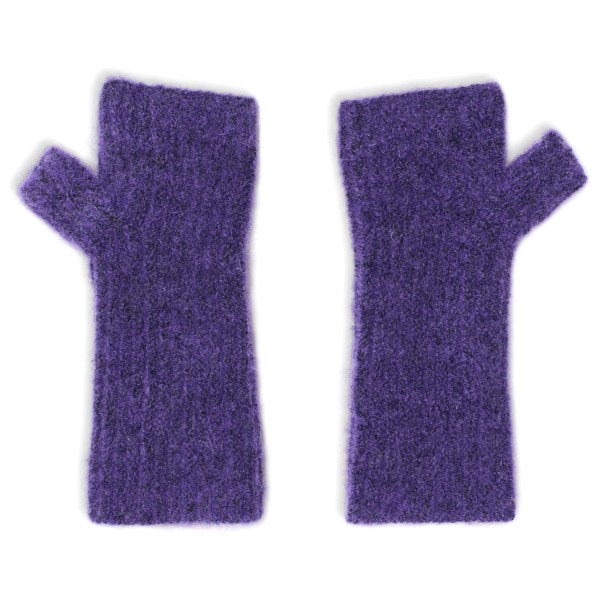 Selfhood - Fluffy Half-Mittens - Handschuhe Gr One Size lila von Selfhood