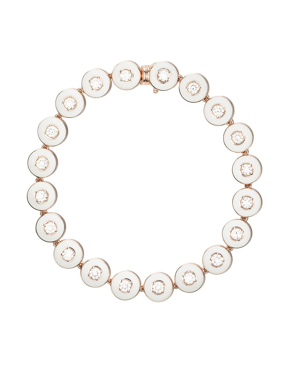 Selim Mouzannar 18kt rose gold diamond Mina bracelet - Pink von Selim Mouzannar