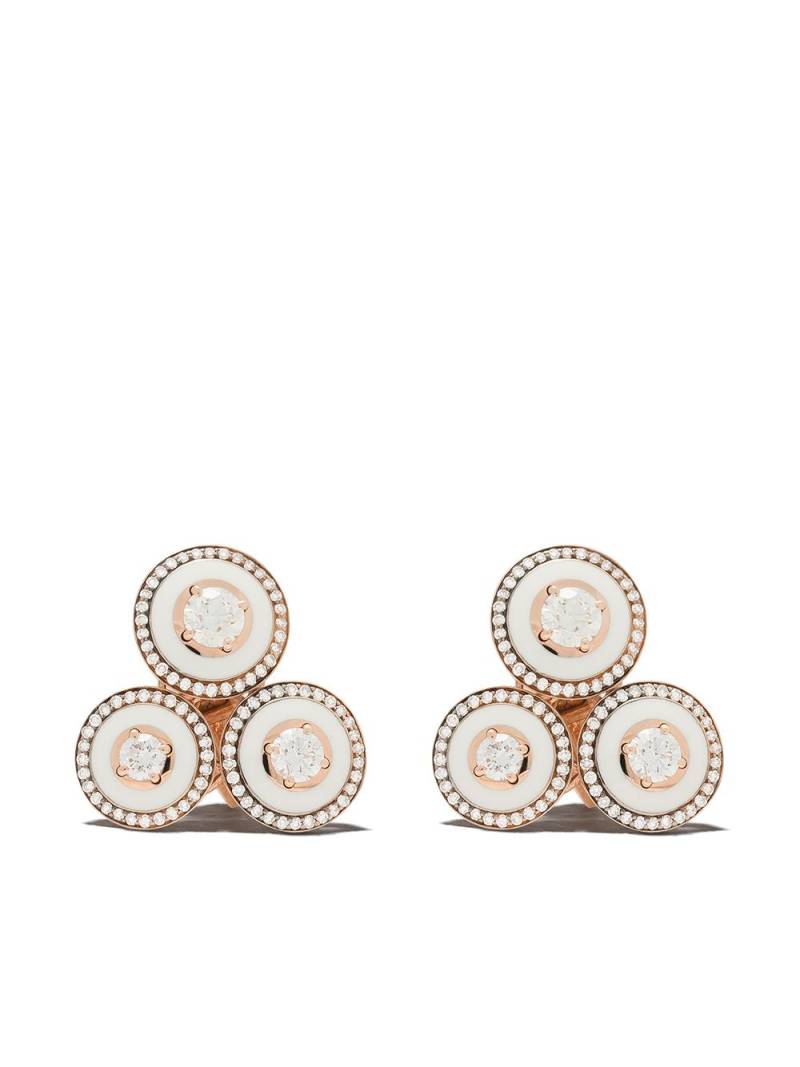 Selim Mouzannar 18kt rose gold diamond Mina earrings - Metallic von Selim Mouzannar