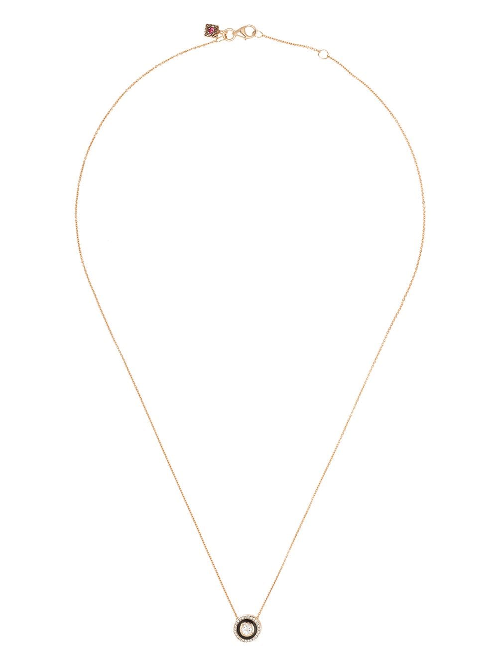 Selim Mouzannar 18kt rose gold diamond Mina necklace - Pink von Selim Mouzannar