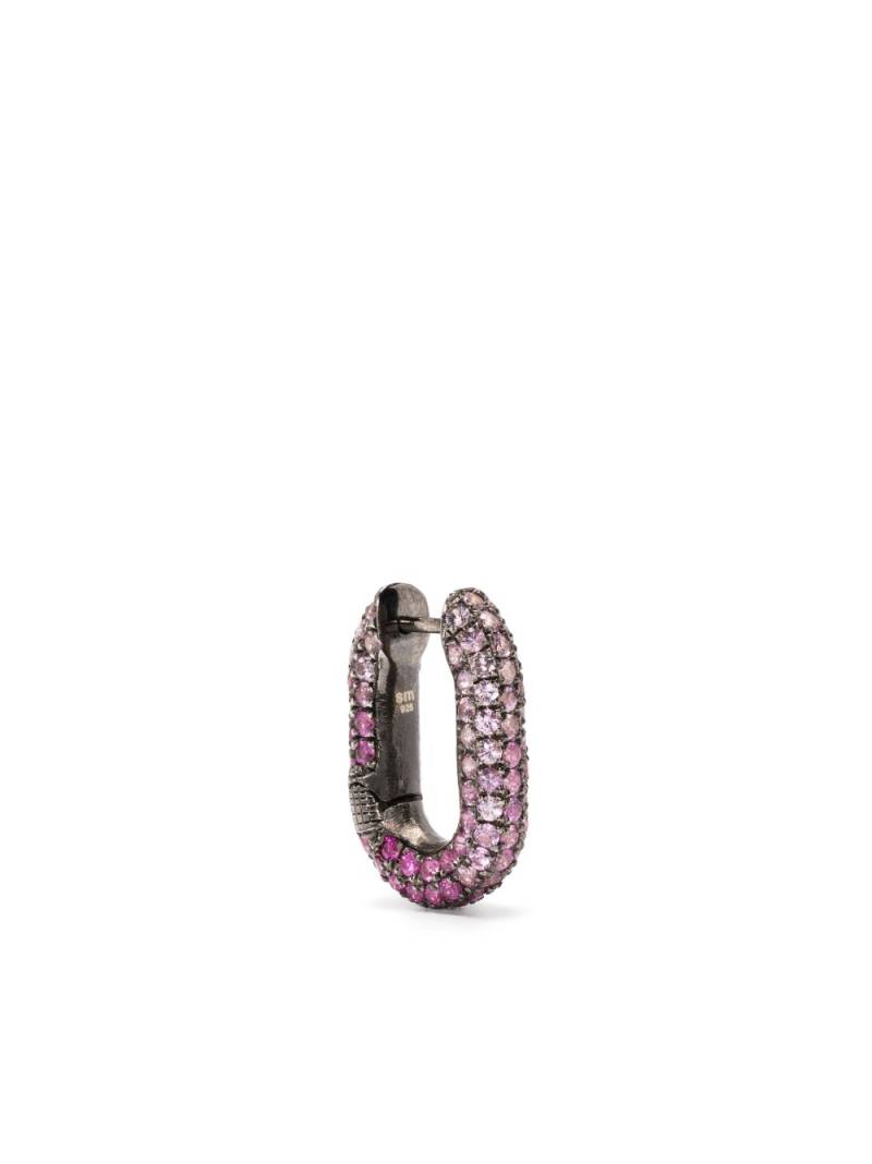 Selim Mouzannar Link pink sapphire single earring - Silver von Selim Mouzannar