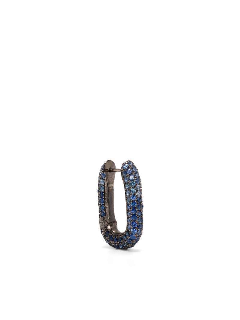 Selim Mouzannar Link sapphire single earring - Silver von Selim Mouzannar