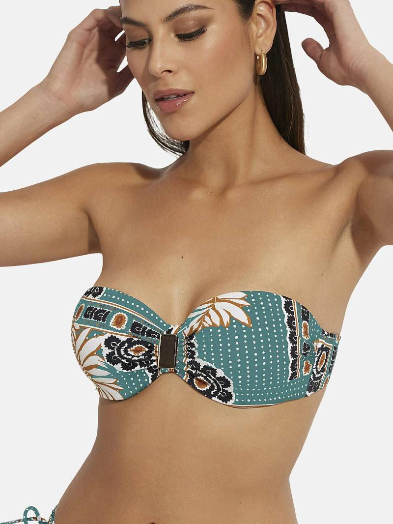 Bandeau-badeanzug-oberteil Bari Damen Grün B/70 von Selmark