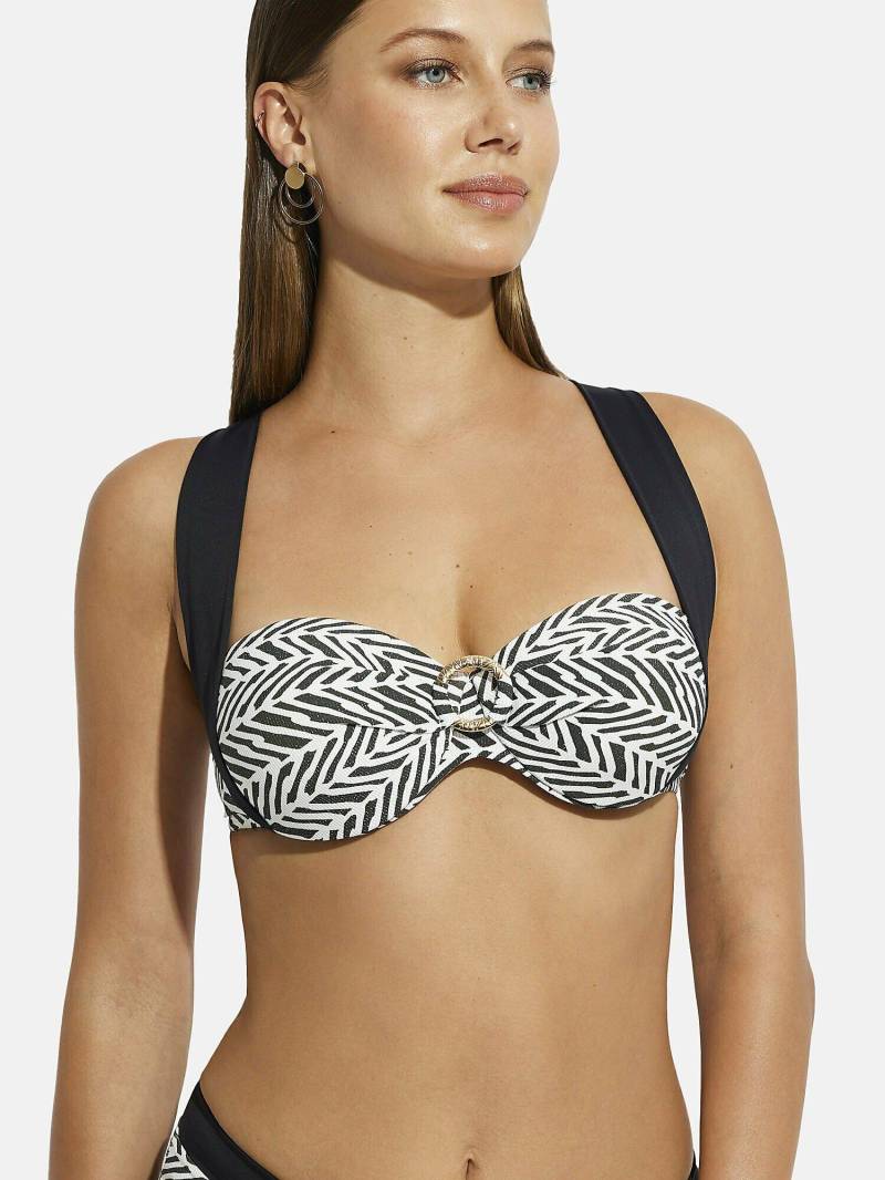 Bandeau-badeanzug-top Rückenfrei Caipirinha Damen Schwarz C/70 von Selmark