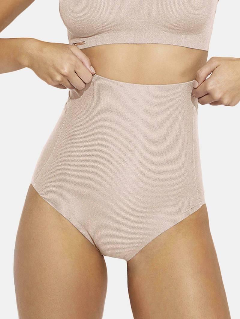 Hochgeschnittene Formende Panty One Damen Altrosa L von Selmark