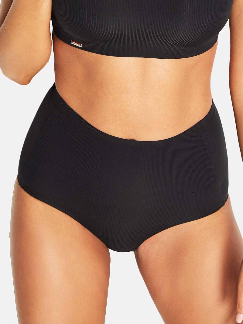 Slip Mit Hoher Taille One Damen Schwarz L von Selmark