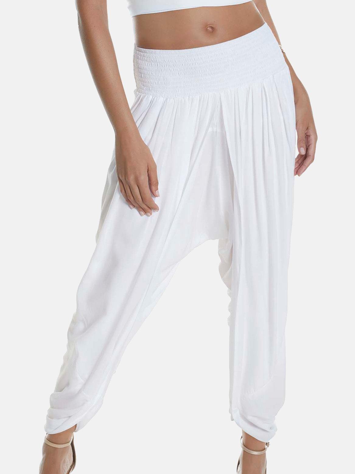 Saourl Strandhose Damen Weiss M von Selmark