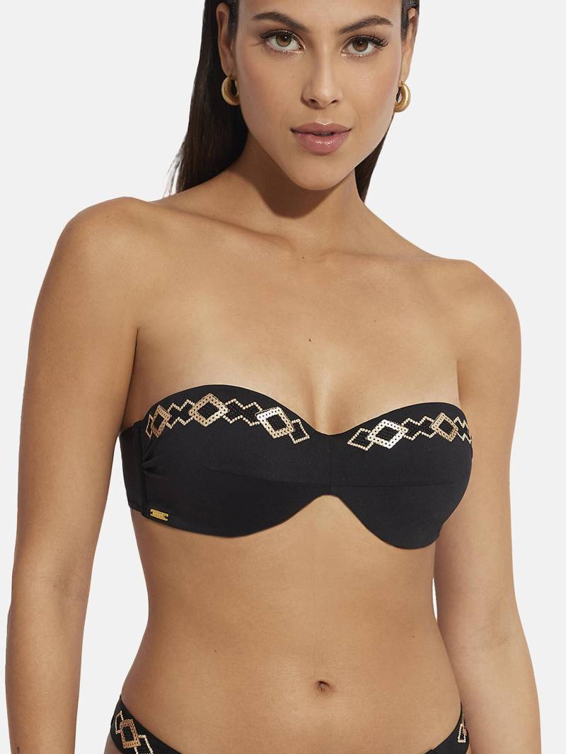 Musha Cay Bandeau-badeanzug-top Damen Schwarz C/90 von Selmark