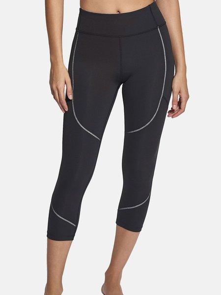 Kurze Sportleggings Tech St4 Damen Schwarz S von Selmark