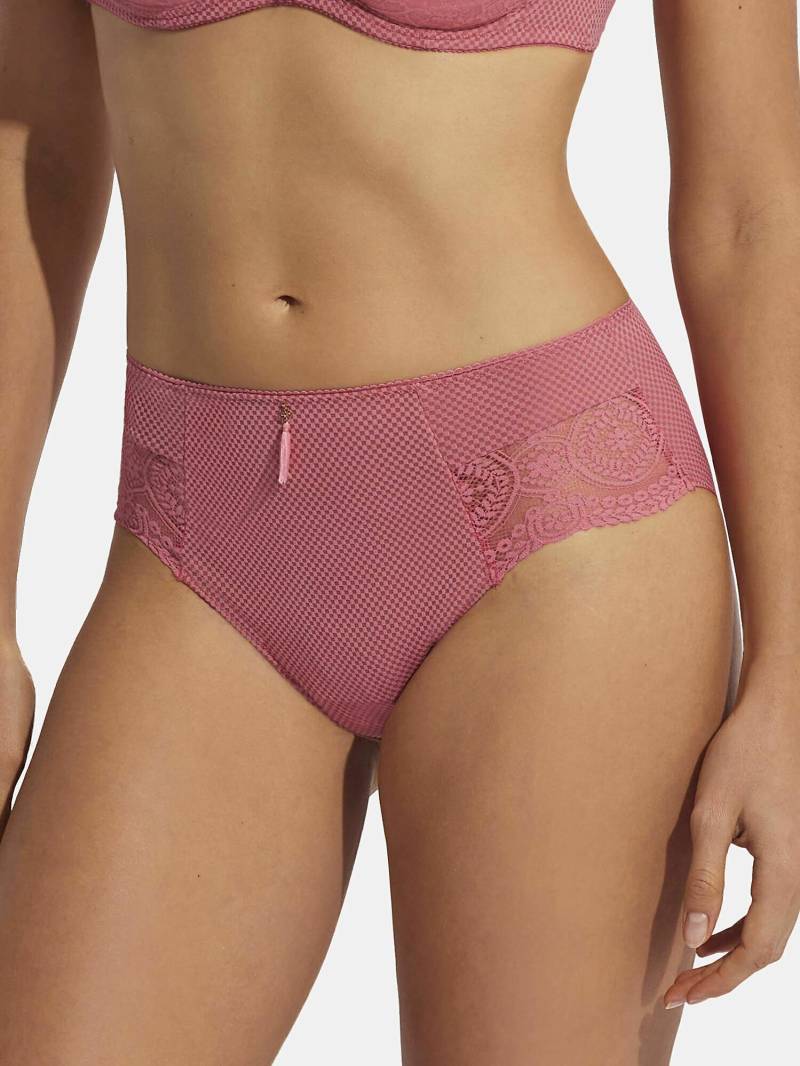 Slip Mit Hoher Taille Matilda Damen Altrosa L von Selmark