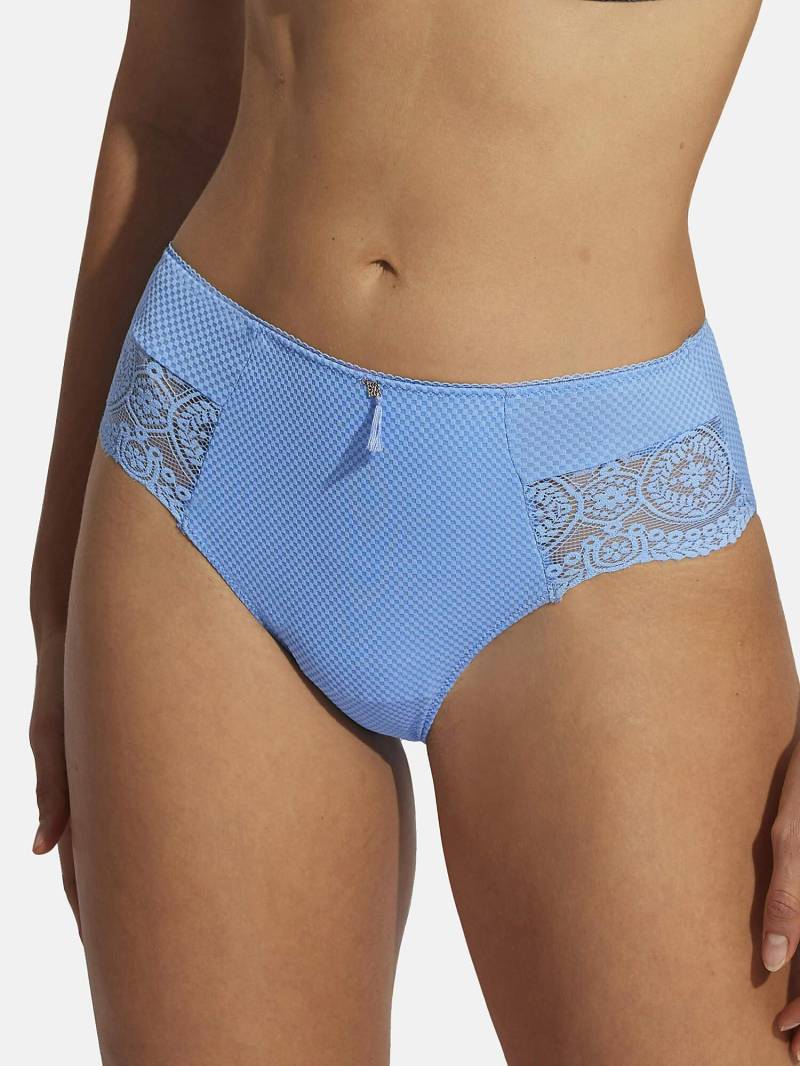 Slip Mit Hoher Taille Matilda Damen Blau L von Selmark