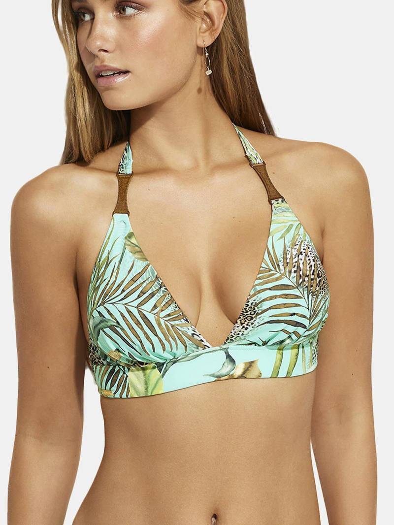 Triangel-badeanzug-top Vorgeformt Rückenfrei Paradise Damen Grün 85 von Selmark