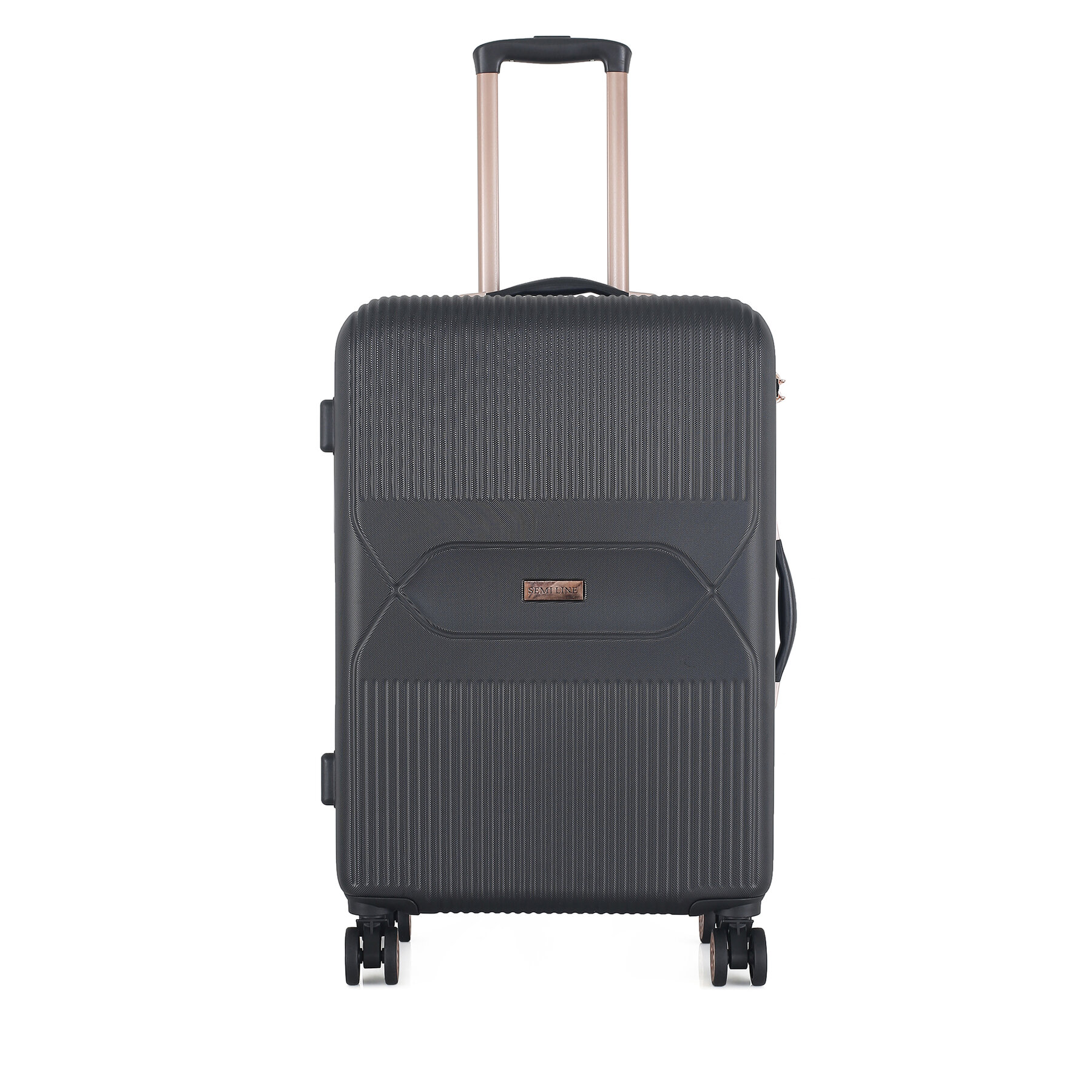 Mittlerer Koffer Semi Line T5787-2 Schwarz Mittlerer Koffer Semi Line T5787-2 Schwarz von Semi Line