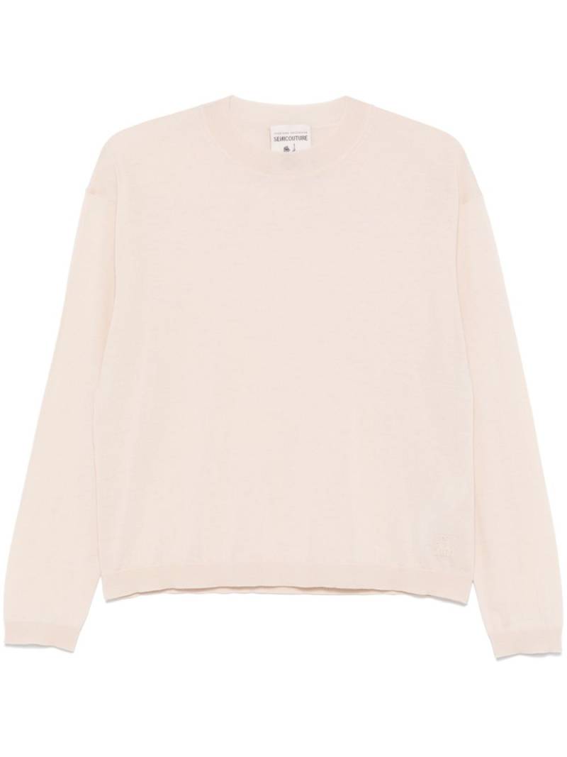 Semicouture Alejandra sweater - Neutrals von Semicouture