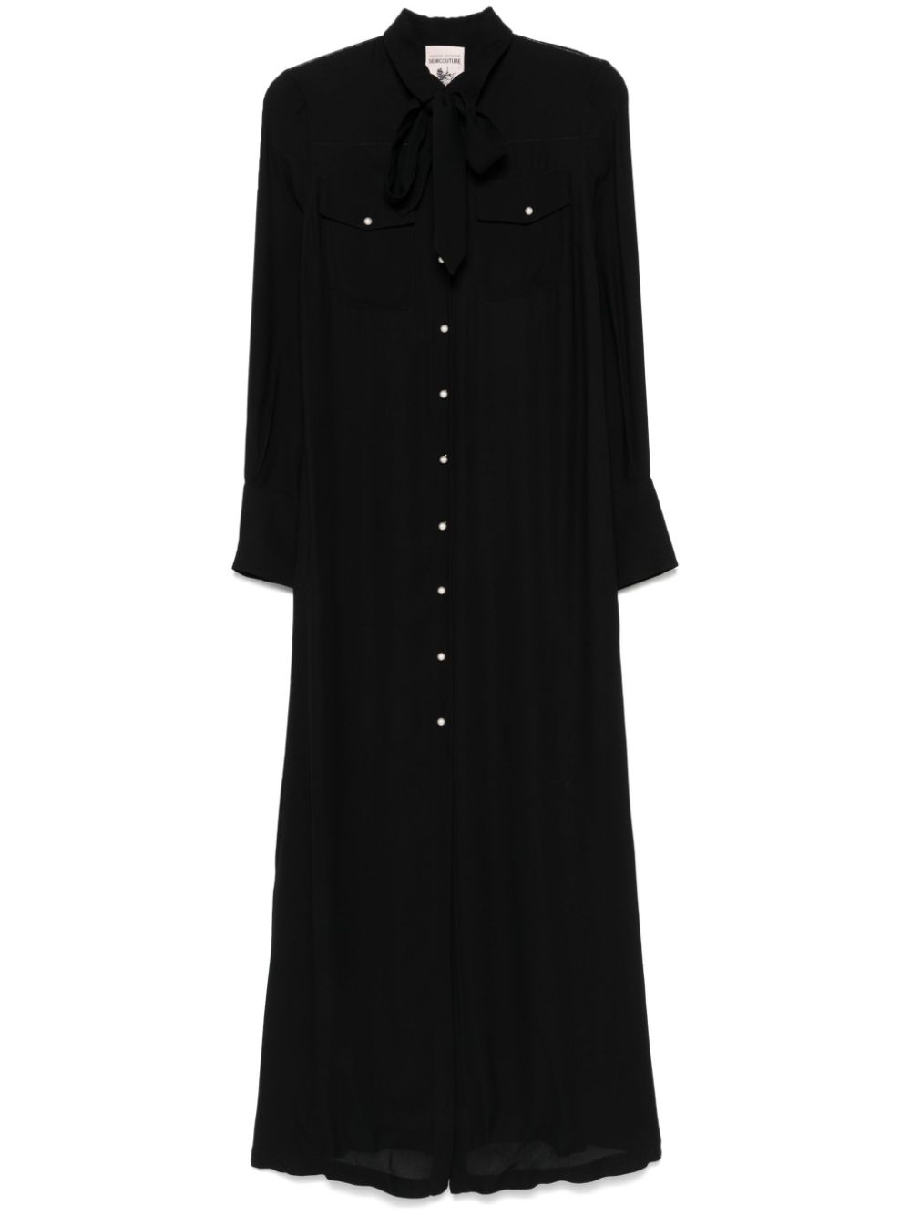 Semicouture Amelia maxi dress - Black von Semicouture