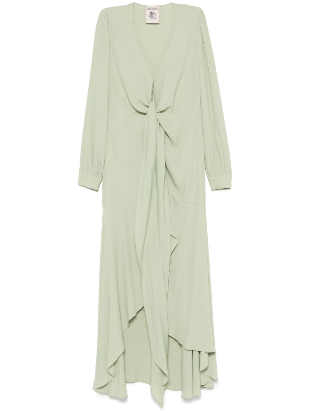 Semicouture Amina maxi dress - Green von Semicouture