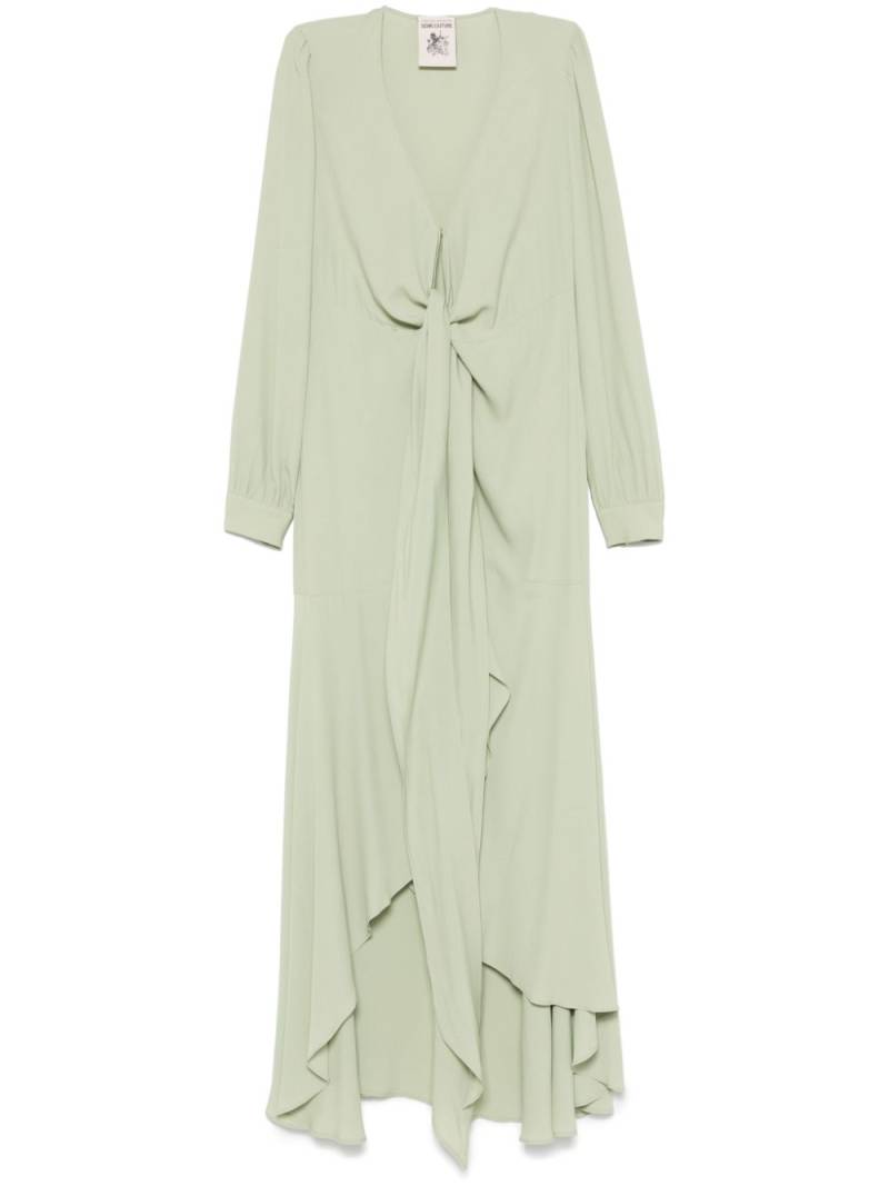 Semicouture Amina maxi dress - Green von Semicouture