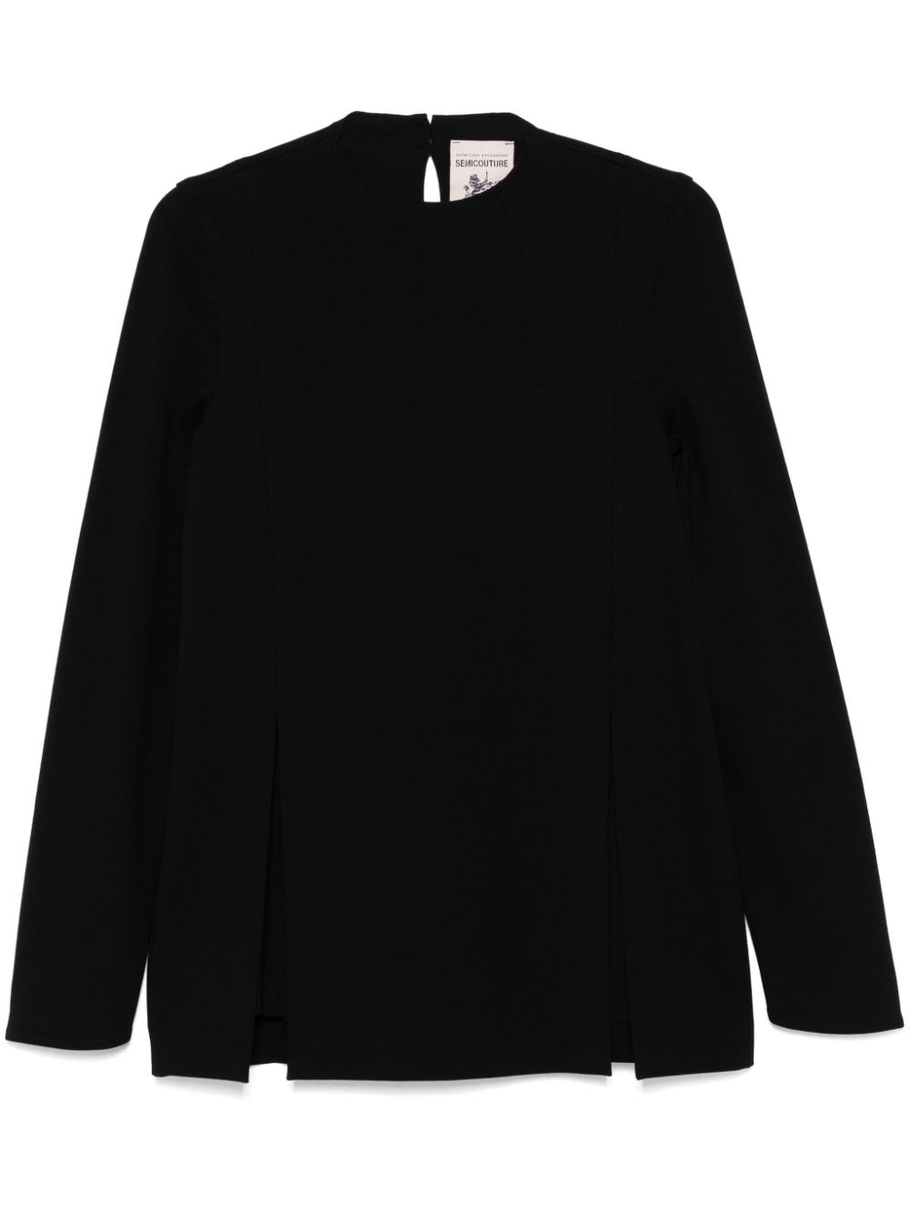 Semicouture Bastienne blouse - Black von Semicouture