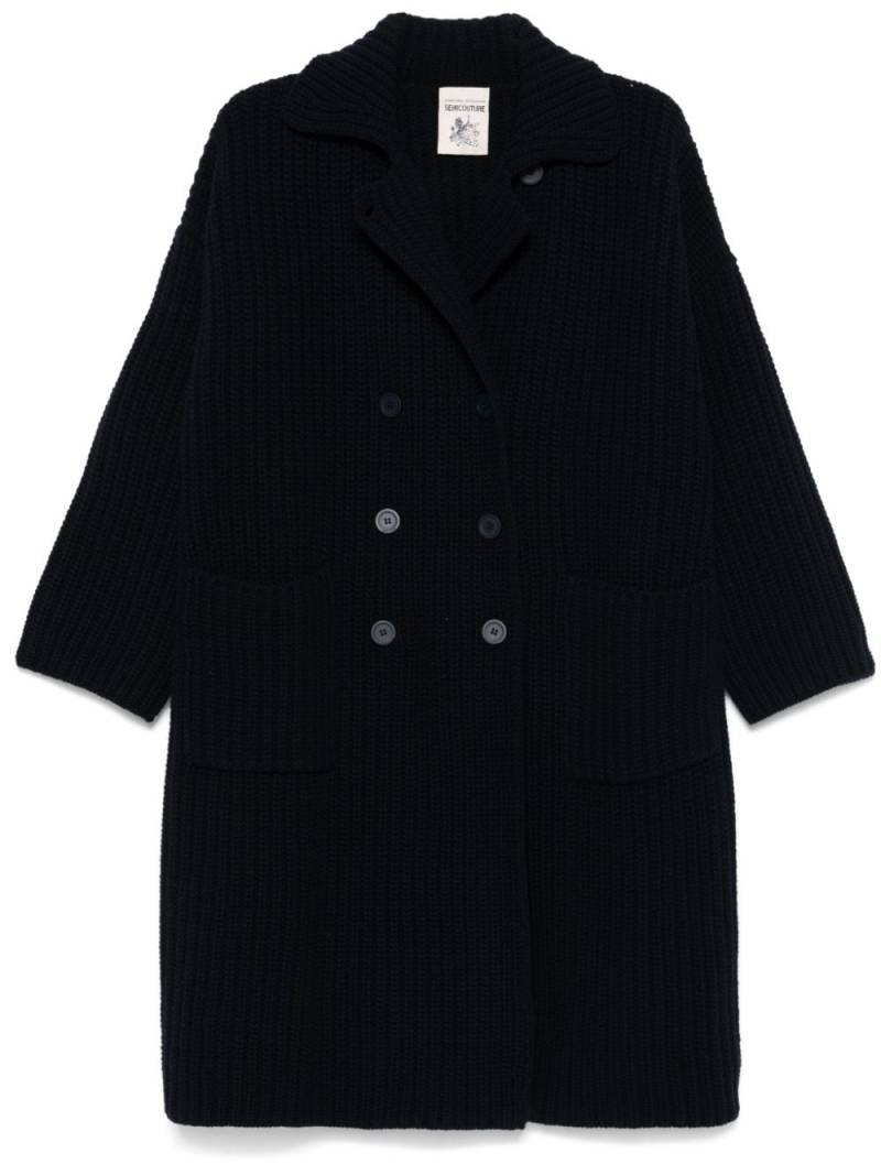 Semicouture Emeline coat - Blue von Semicouture