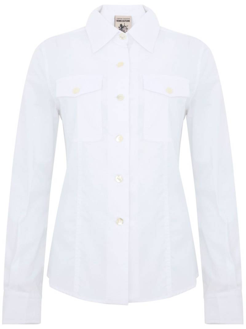 Semicouture Filomena shirt - White von Semicouture