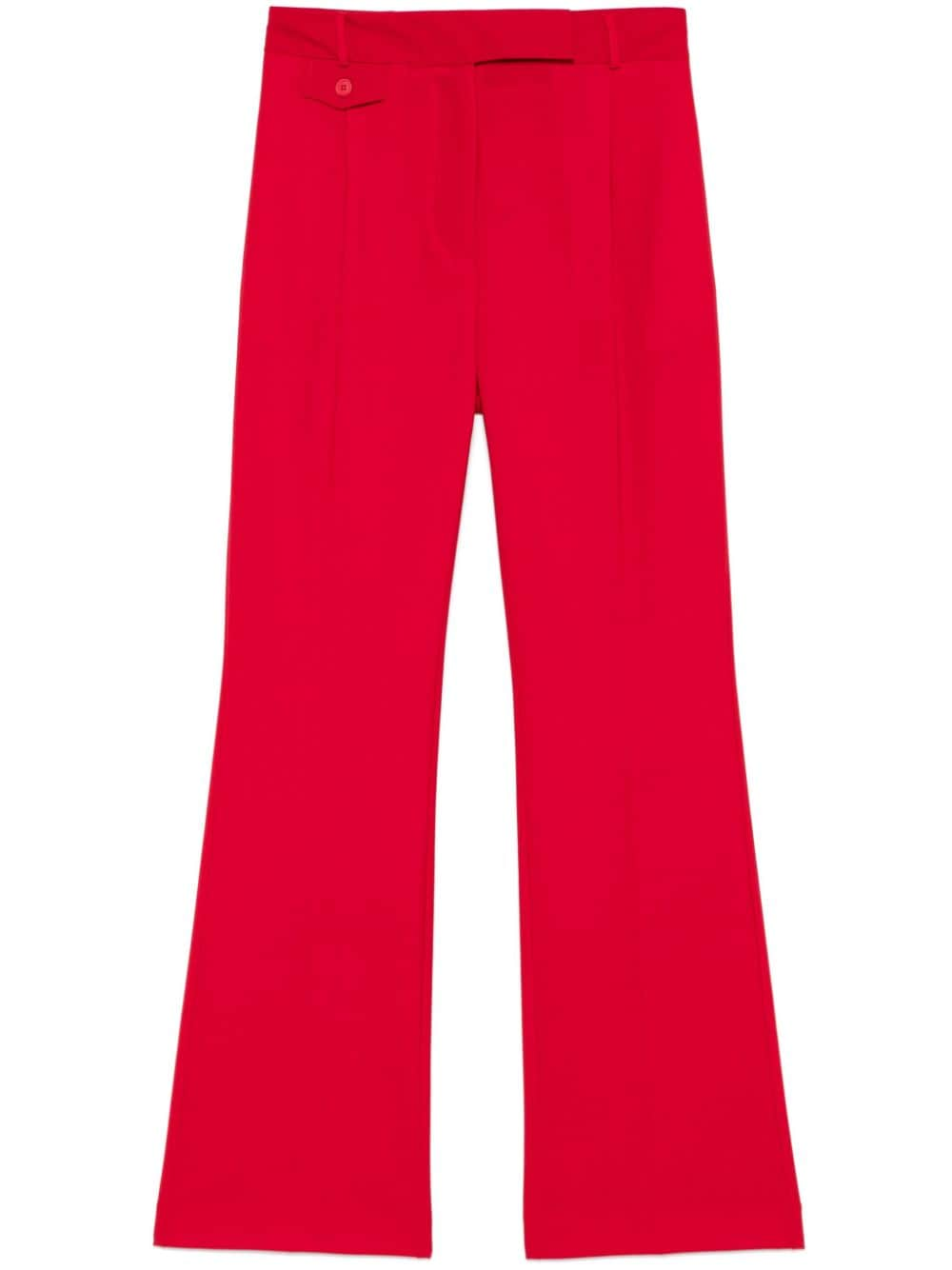 Semicouture Franca trousers - Red von Semicouture