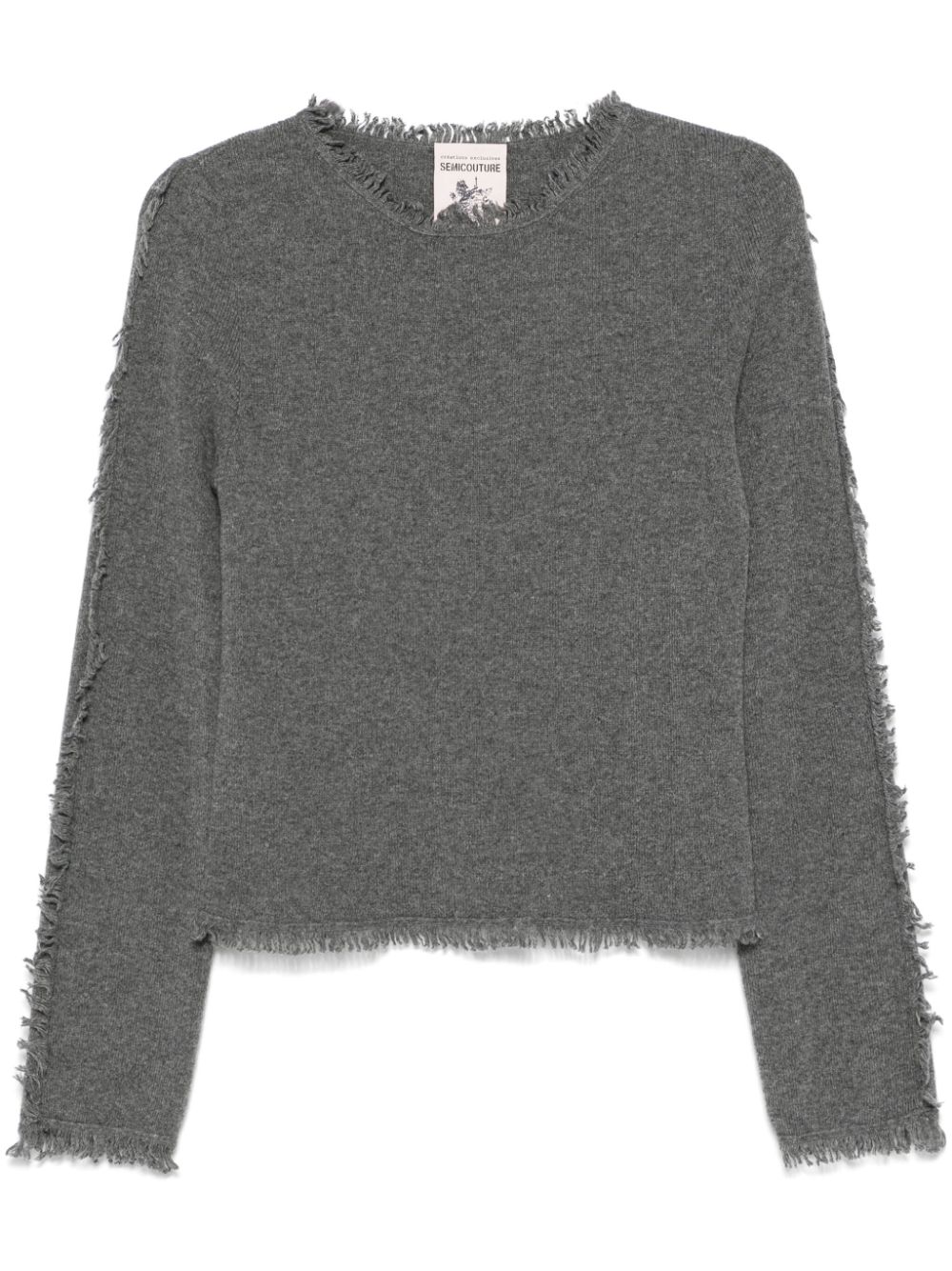 Semicouture Isobel sweater - Grey von Semicouture