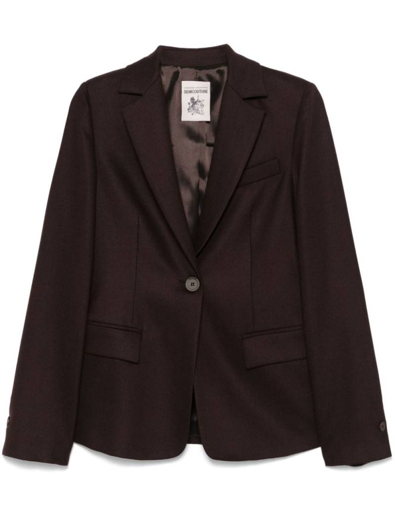 Semicouture Kristhen blazer - Brown von Semicouture