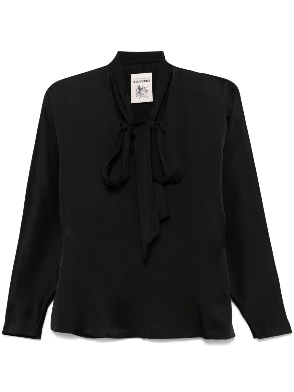 Semicouture Oriana blouse - Black von Semicouture