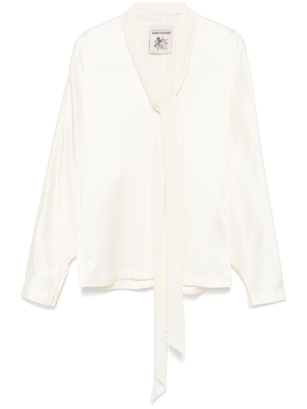 Semicouture Oriana blouse - Neutrals von Semicouture