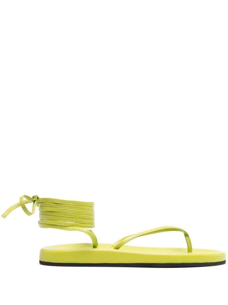 Semicouture ankle fastening sandals - Green von Semicouture