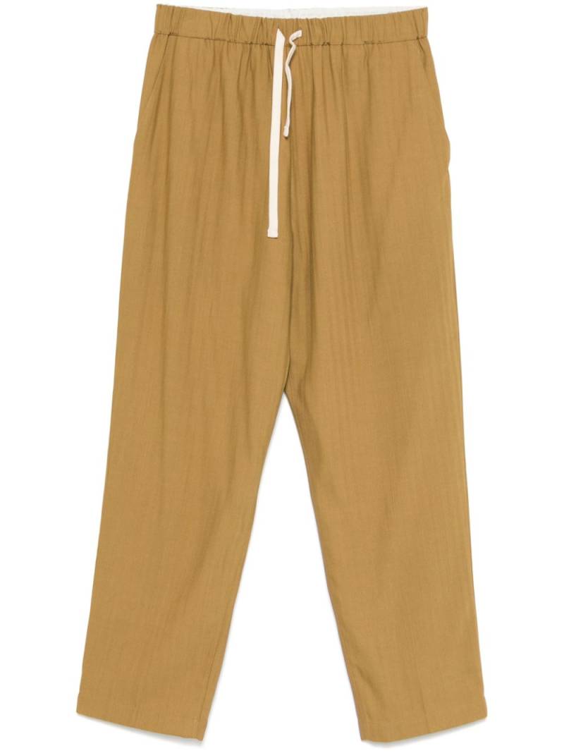 Semicouture drawstring trousers - Yellow von Semicouture