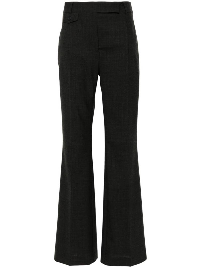 Semicouture flared trousers - Grey von Semicouture