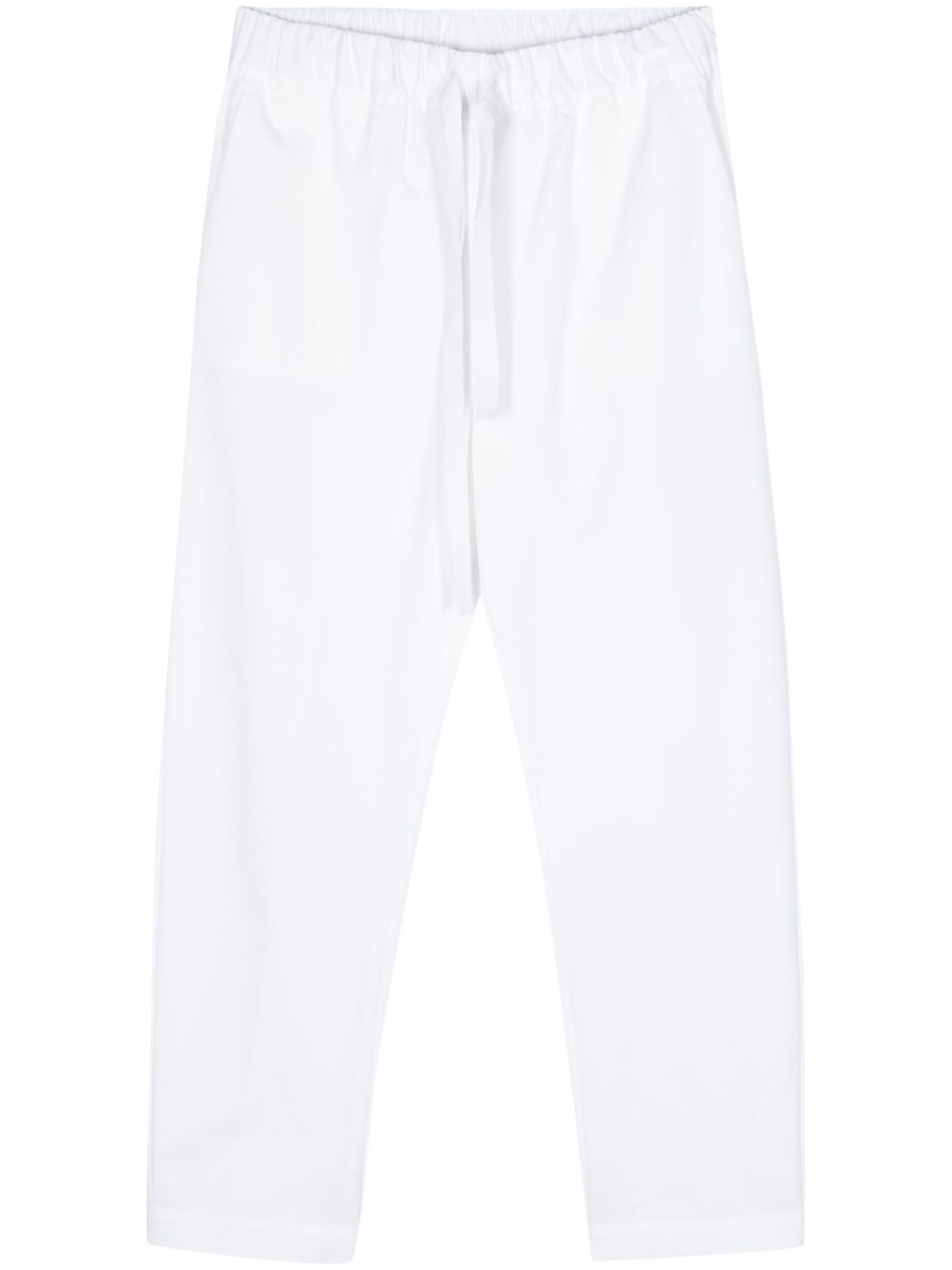 Semicouture gabardine tapered trousers - White von Semicouture