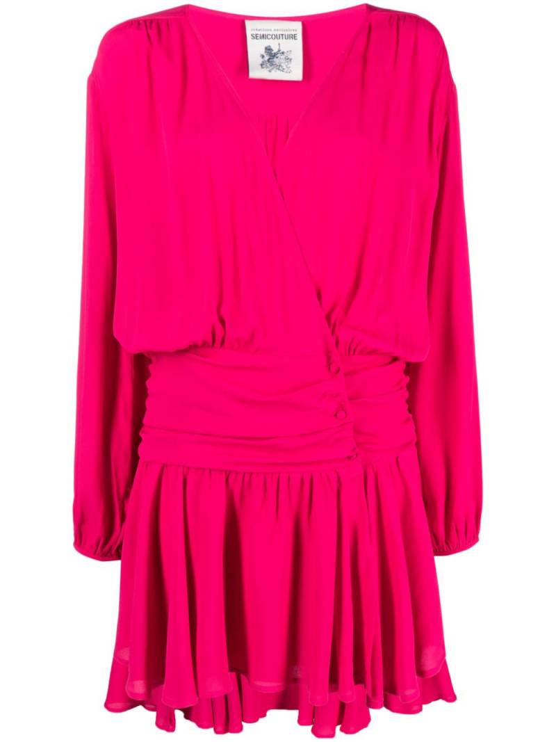 Semicouture long-sleeve dress - Pink von Semicouture