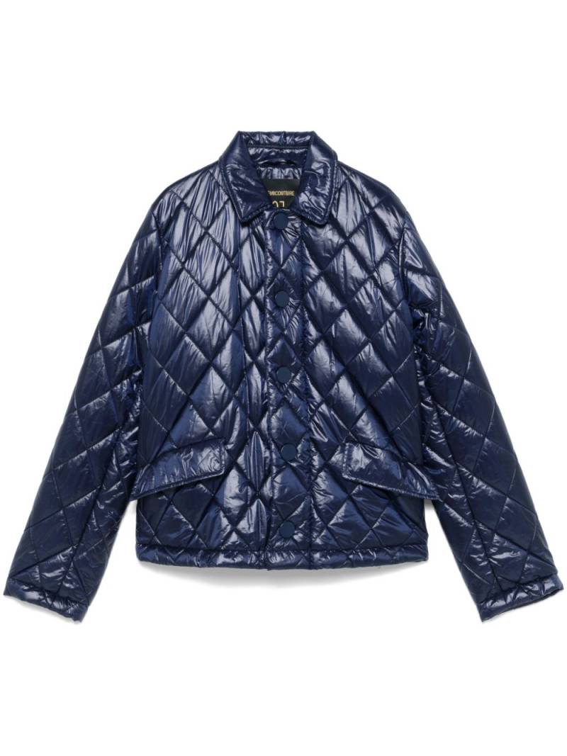 Semicouture quilted puffer jacket - Blue von Semicouture