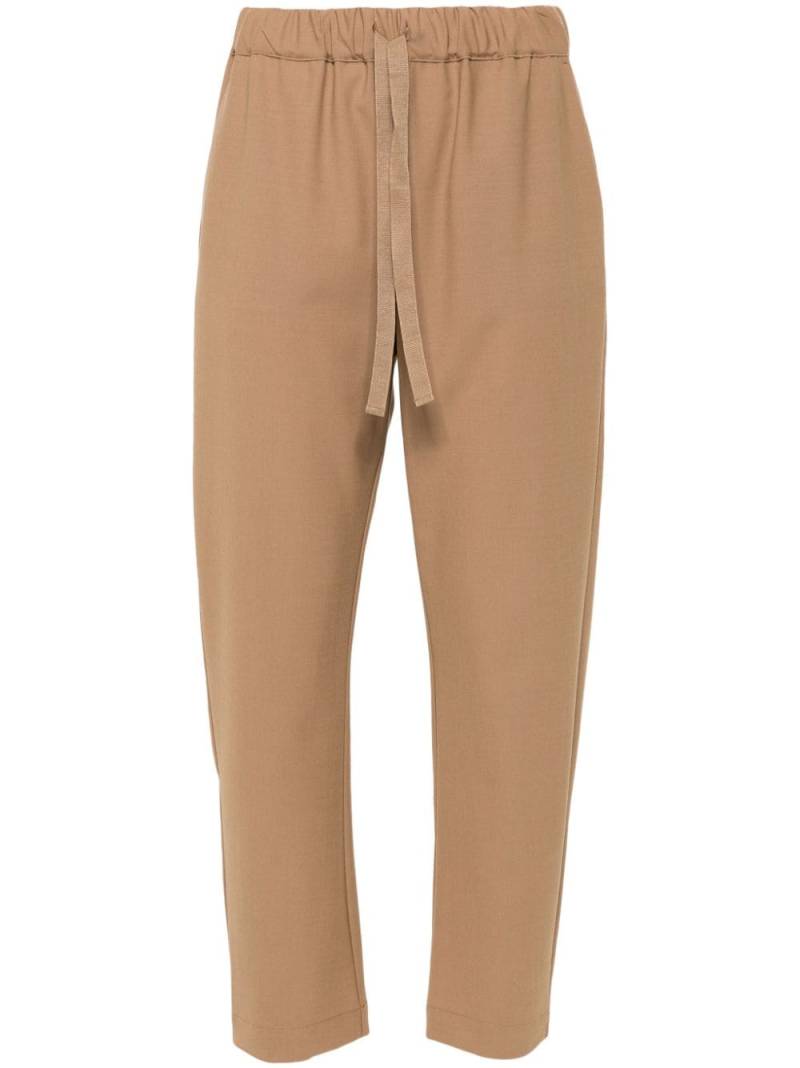 Semicouture tapered trousers - Brown von Semicouture