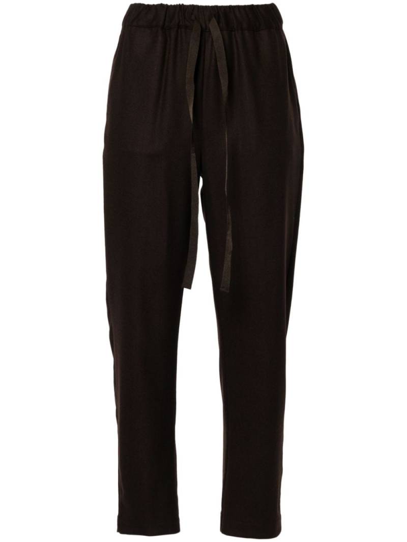 Semicouture tapered trousers - Brown von Semicouture