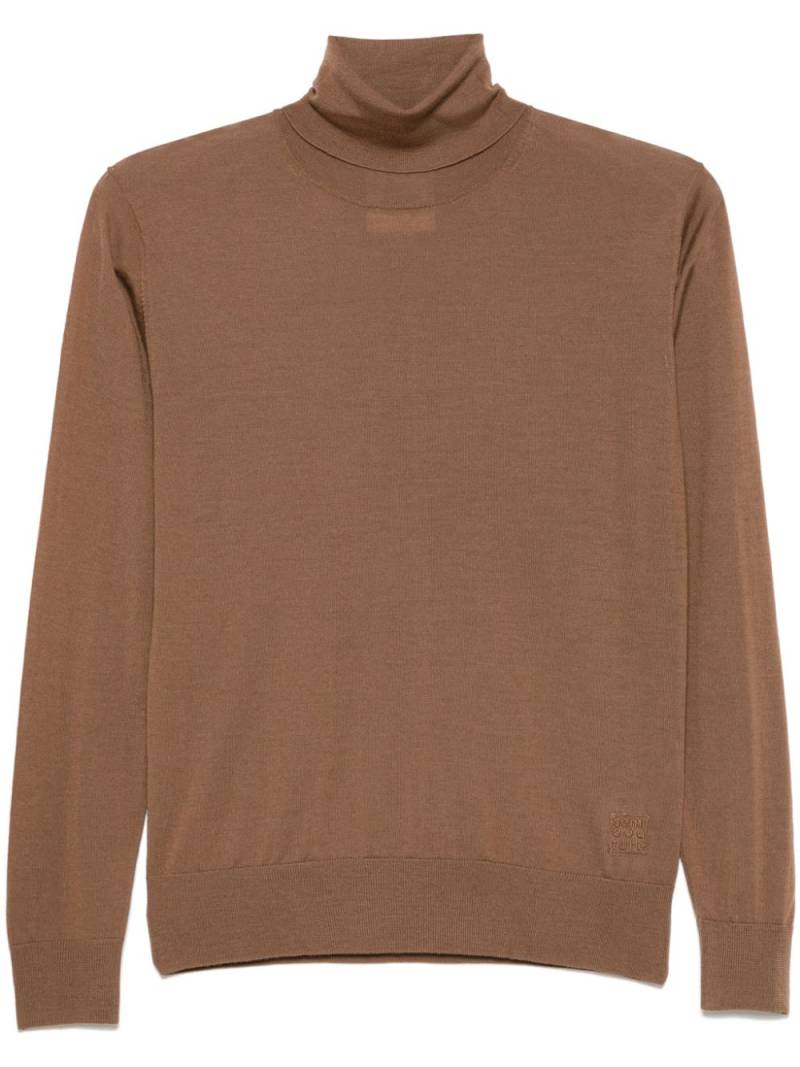 Semicouture turtleneck sweater - Brown von Semicouture