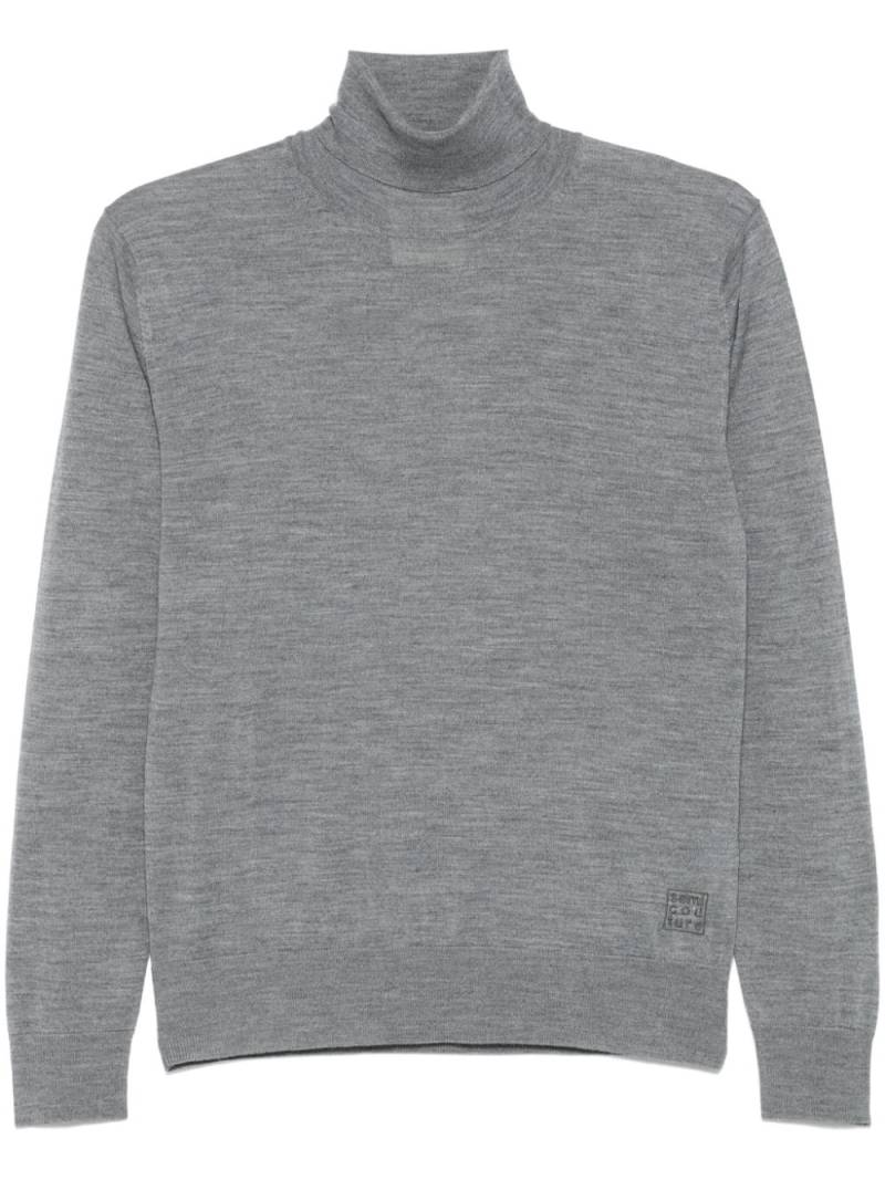 Semicouture turtleneck sweater - Grey von Semicouture