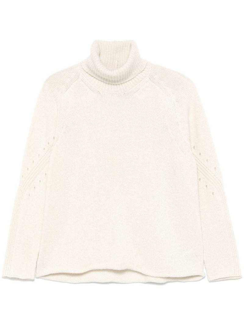 Semicouture turtleneck sweater - White von Semicouture